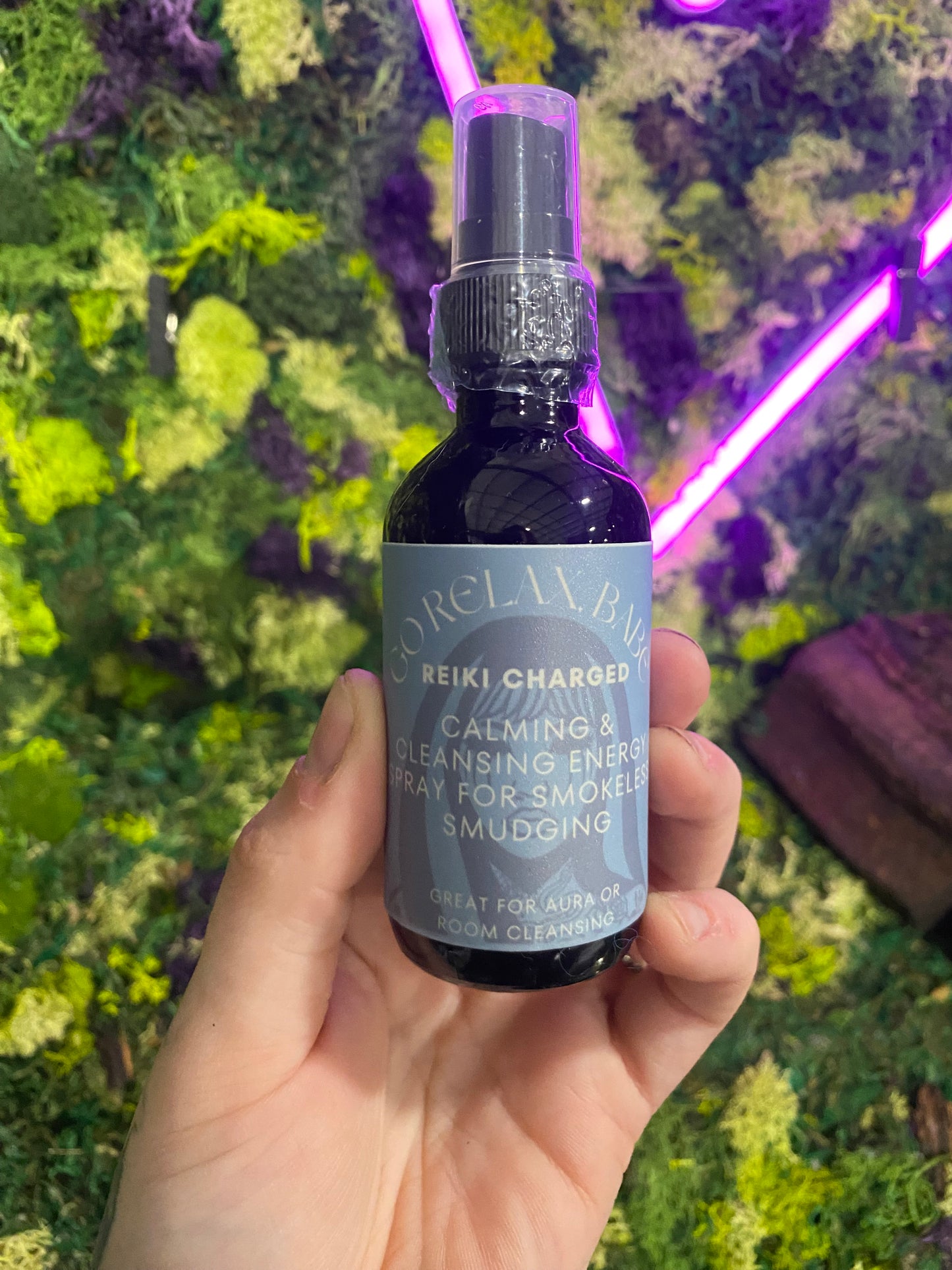 Go Relax, Babe Reiki Charged Calming Cleansing Energy Spray - Shadow Witch Designs