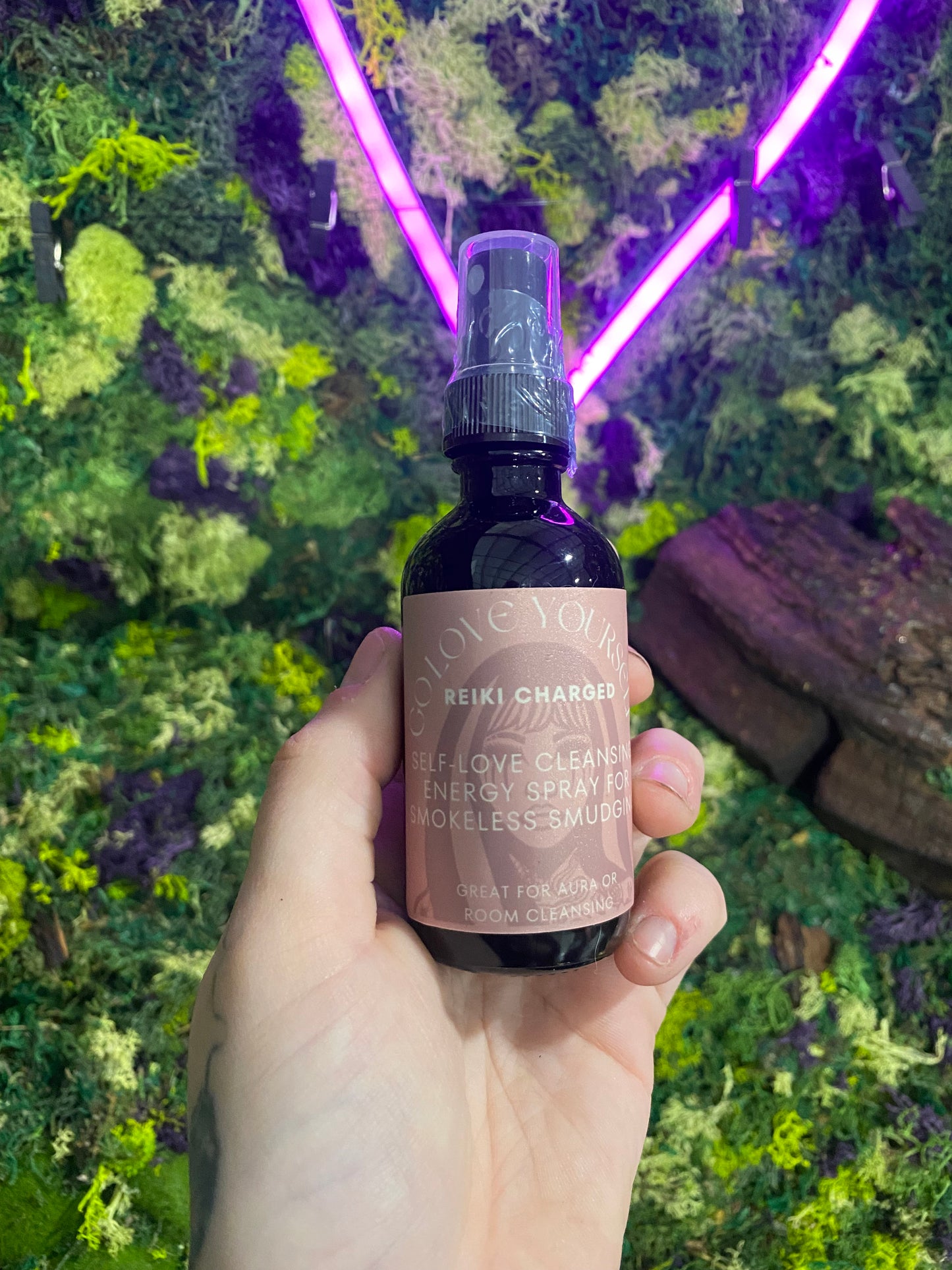 Go Love Yourself Reiki Charged Self Love Cleansing Energy Spray - Shadow Witch Designs