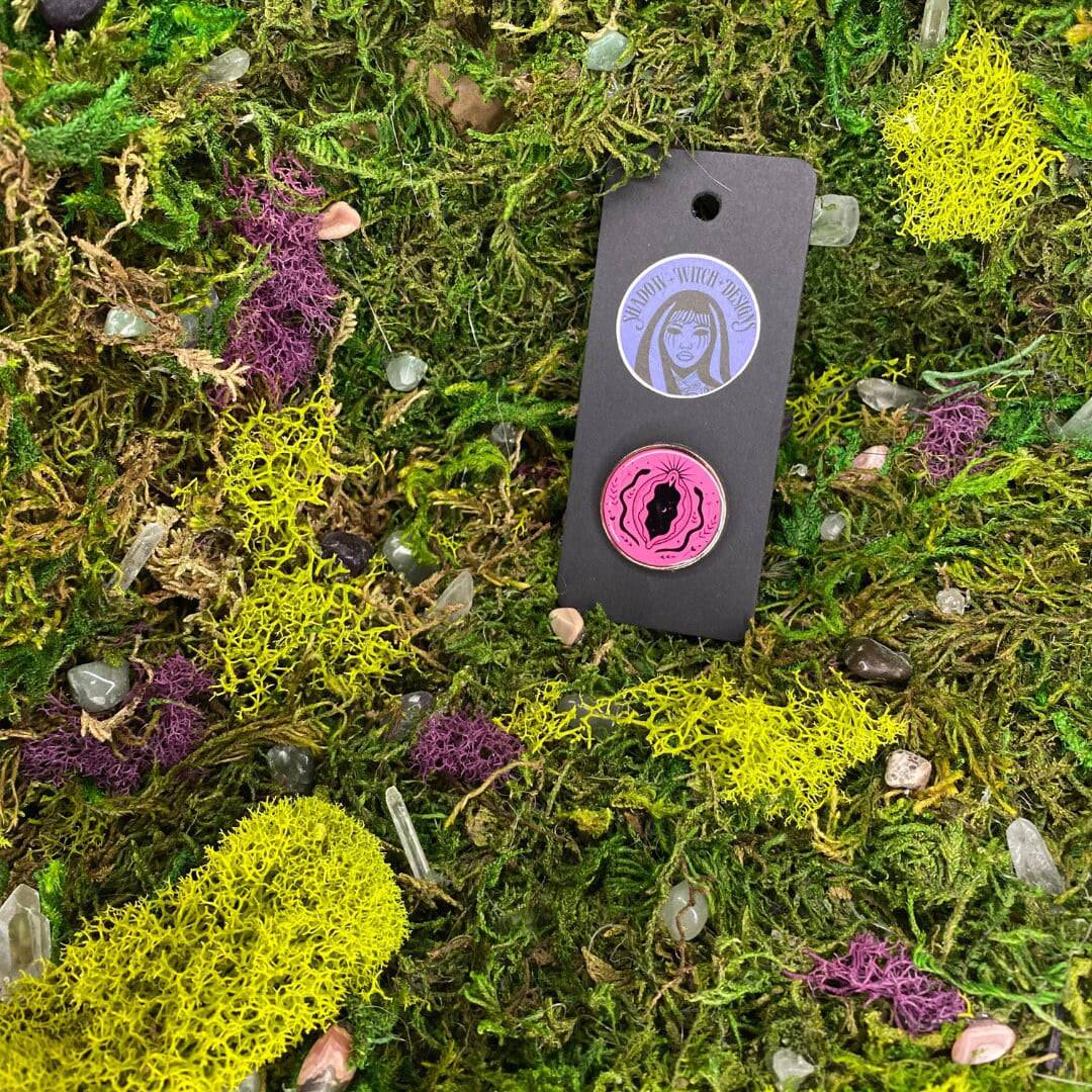 Feminist BPE Witchy Enamel Pin - Shadow Witch Designs