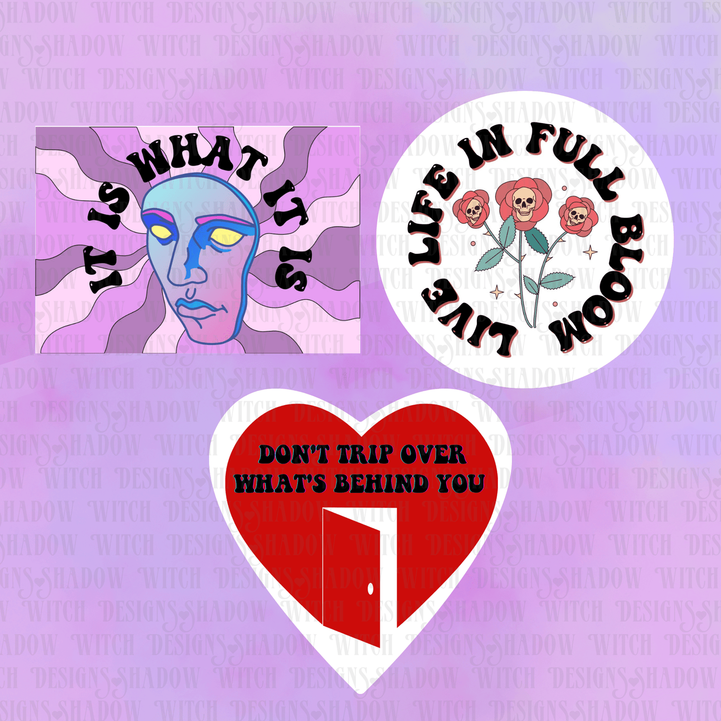 Full Bloom Sticker Pack - Shadow Witch Designs