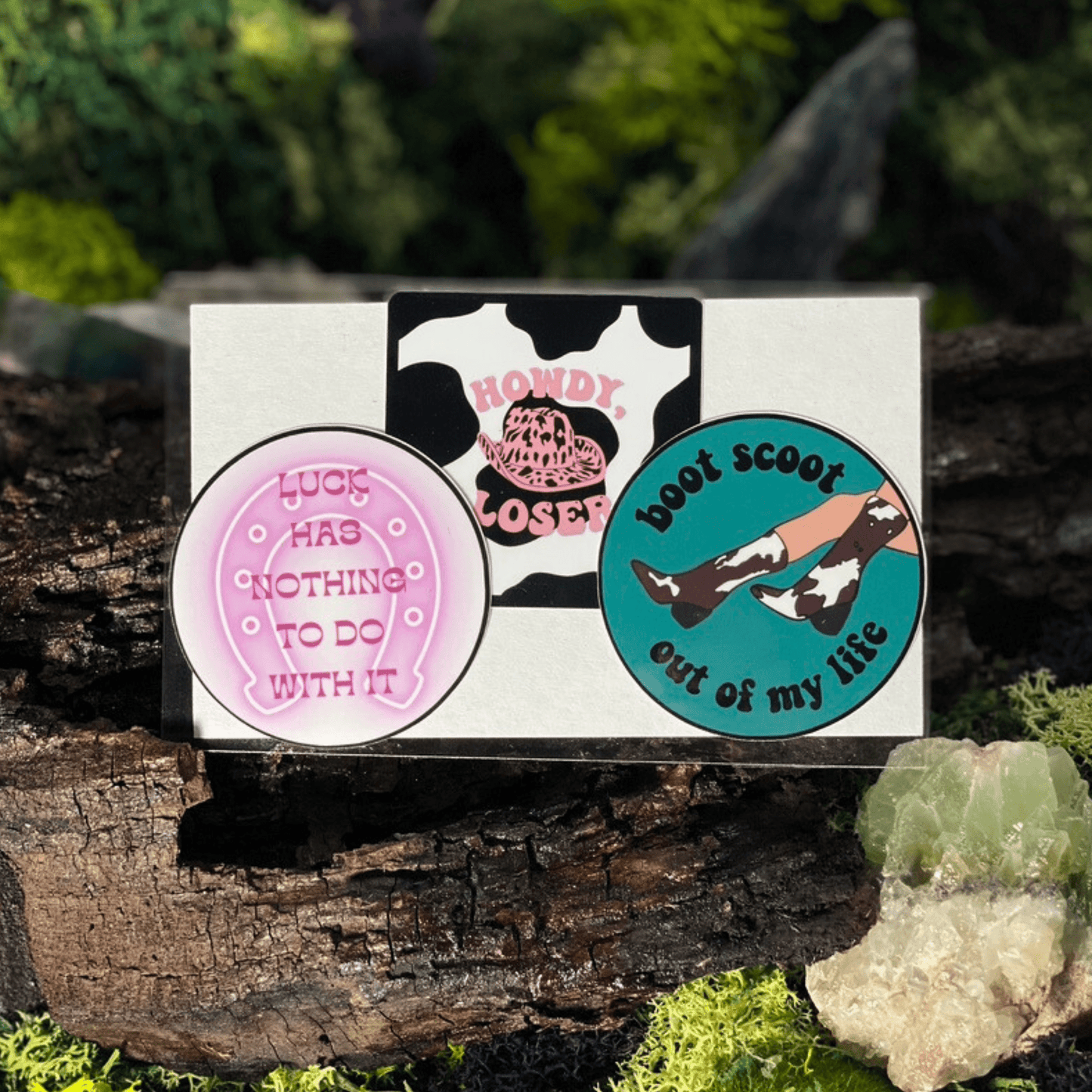 Lucky Horseshoe Loser Sticker Pack - Shadow Witch Designs