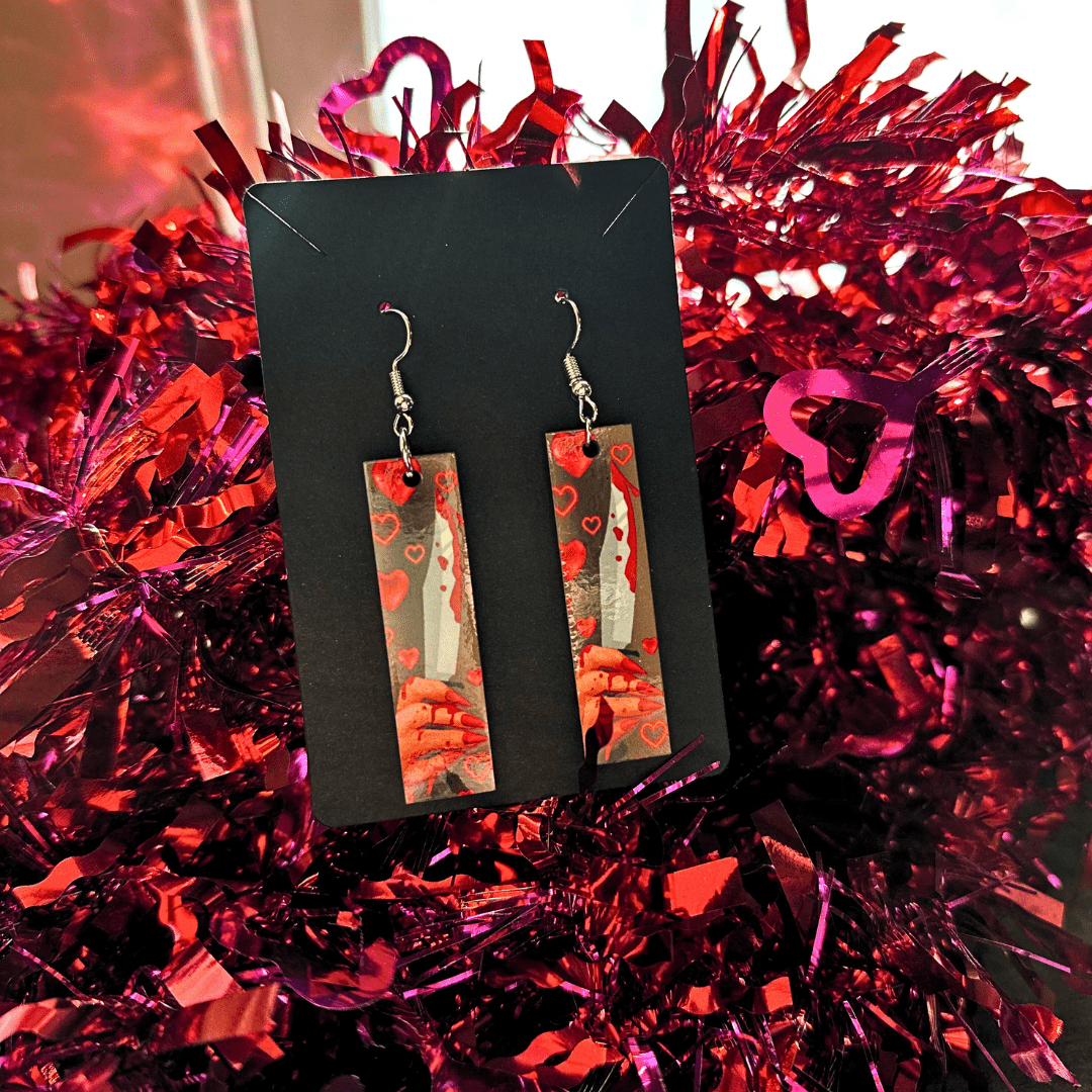 Bloody Valentine Earrings - Shadow Witch Designs