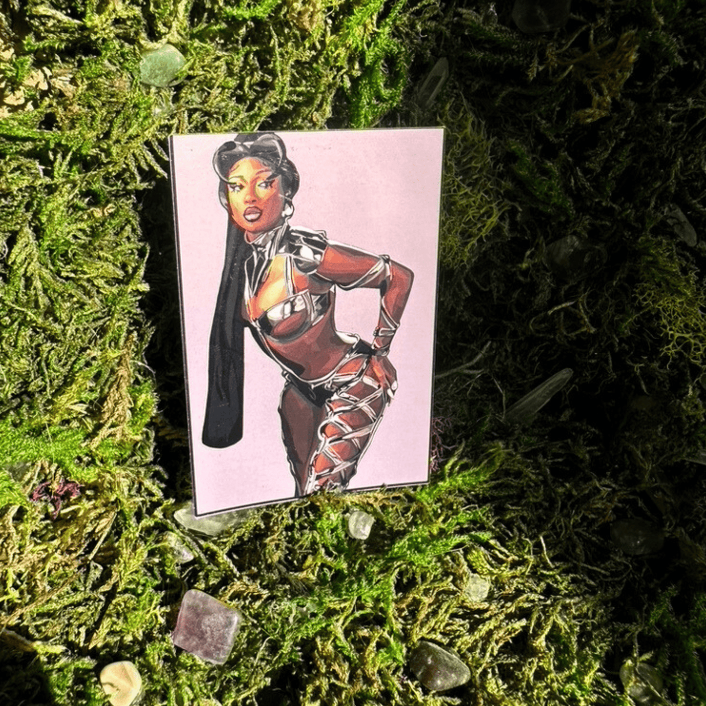 Megan Thee Stallion Purple Cobra Individual Sticker - Shadow Witch Designs
