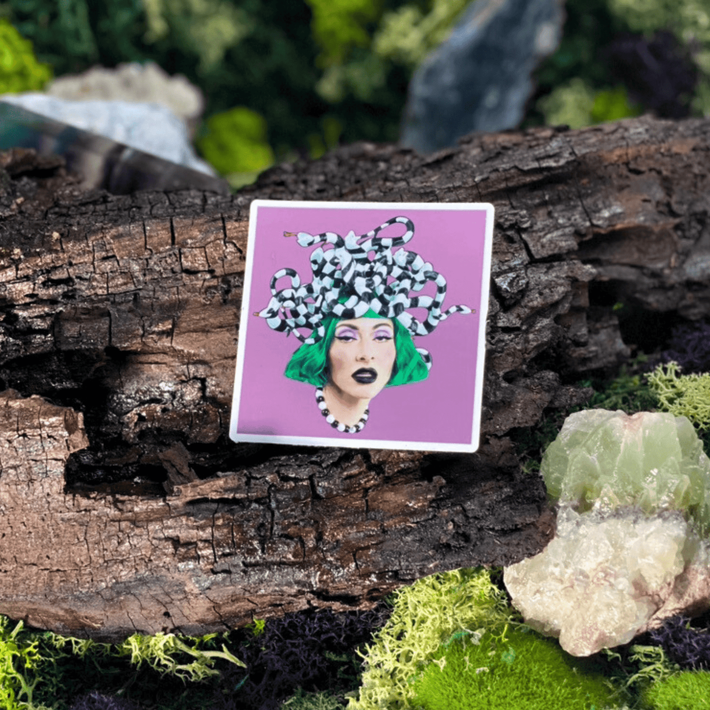 Qveen Herby Medusa Muse Individual Sticker - Shadow Witch Designs