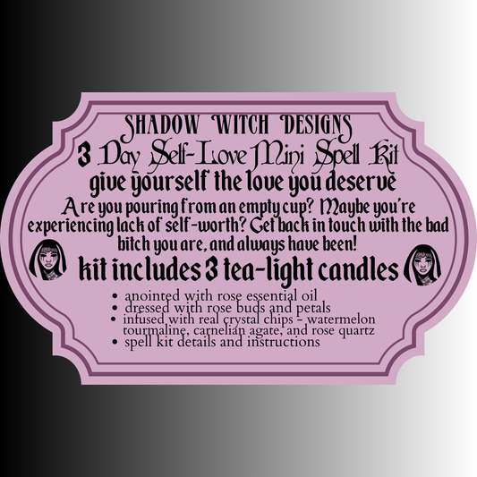 3 Day Self Love Mini Spell Kit
