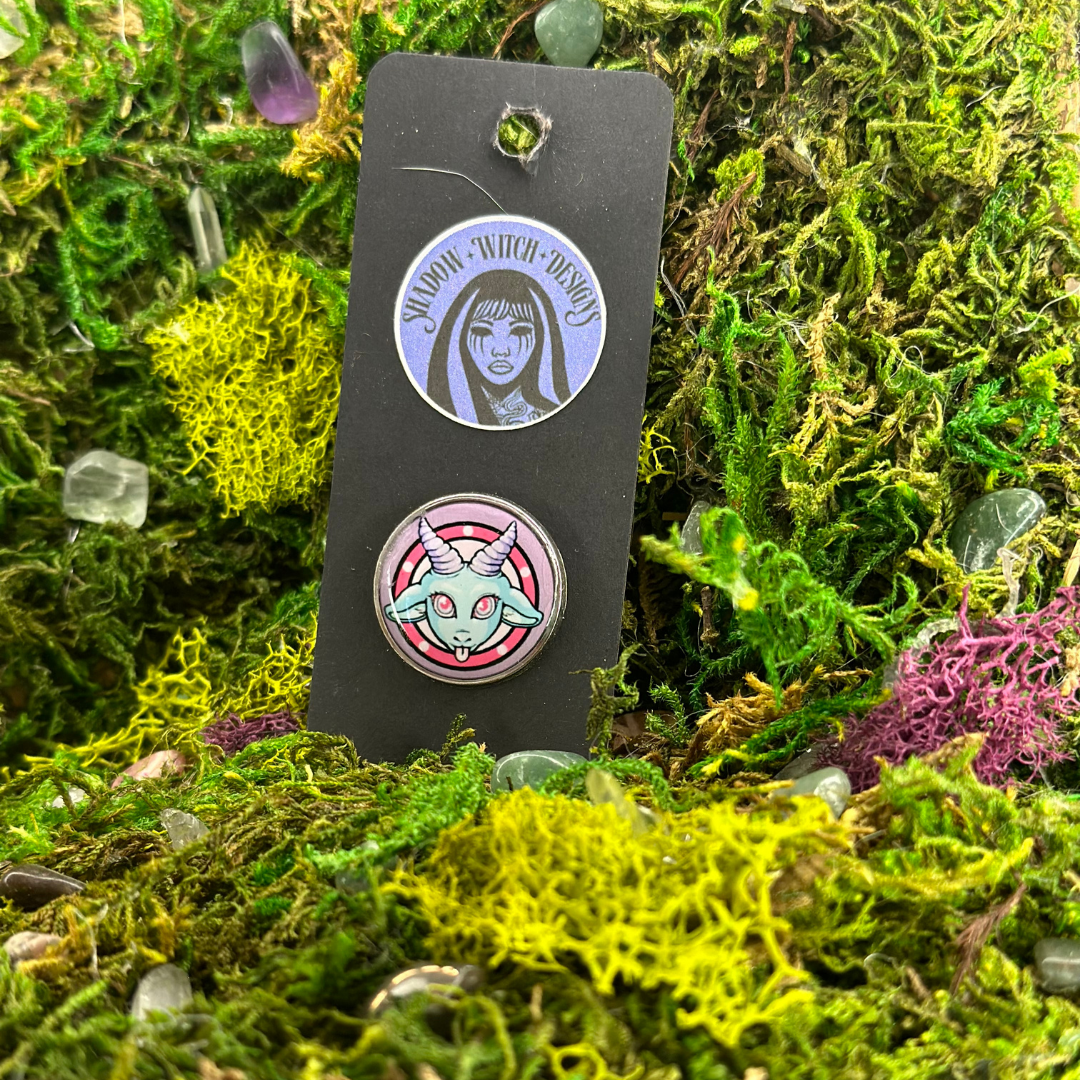 Pastel Goth Baphomet Enamel Pin