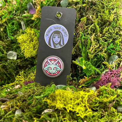 Pastel Goth Baphomet Enamel Pin