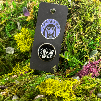 Spooky Babe Enamel Pin
