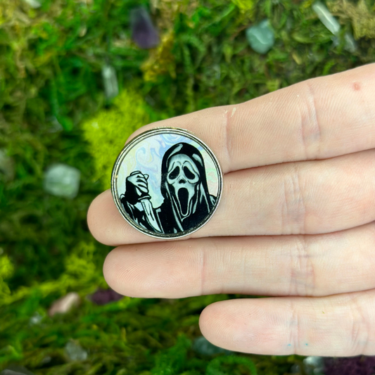 Colorful Scream Ghostface Enamel Pin
