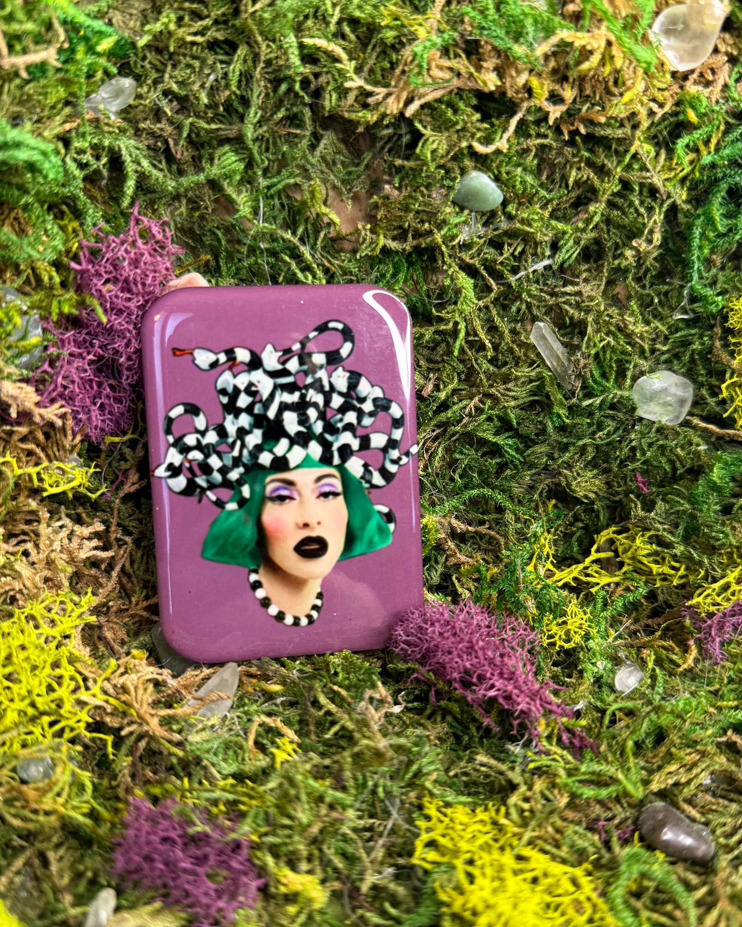 Qveen Herby Medusa Muse Large Magnet