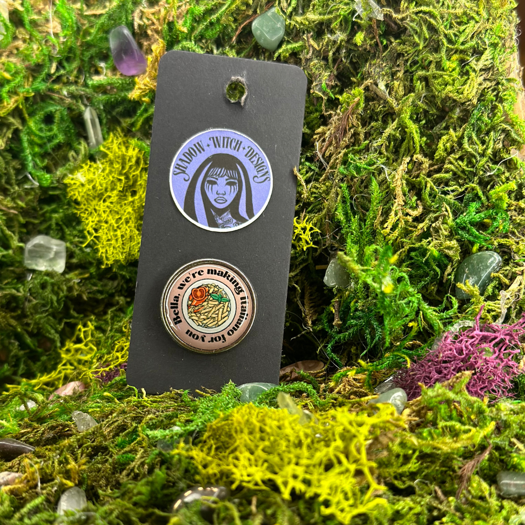Bella, We're Making Italiano For You Twilight Enamel Pin