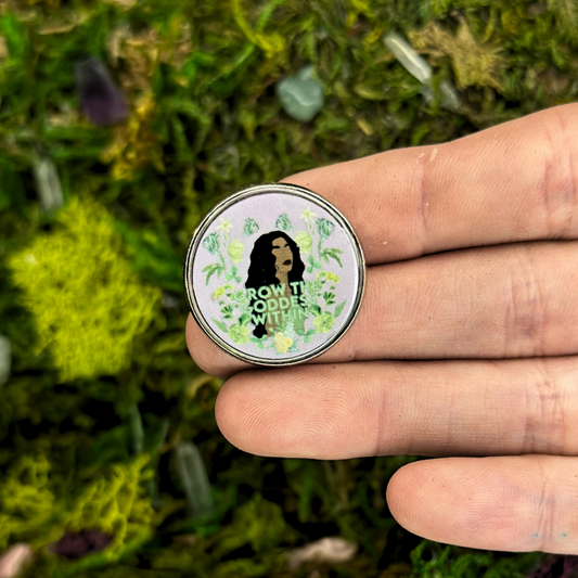 Grow The Goddess Within Enamel Pin - Shadow Witch Designs