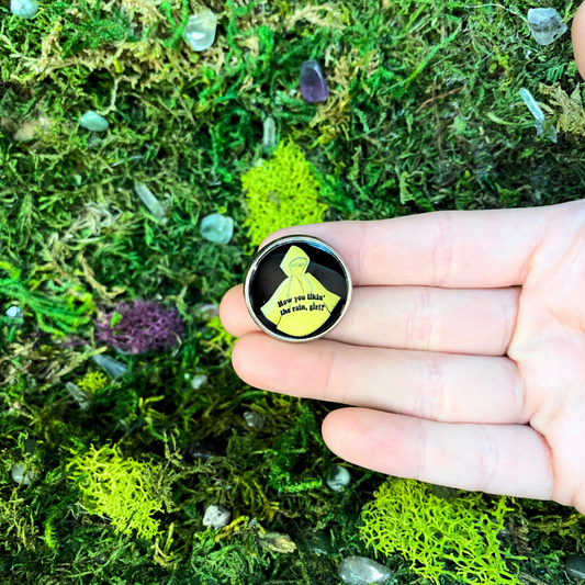 How You Liking The Rain, Girl? Twilight Enamel Pin