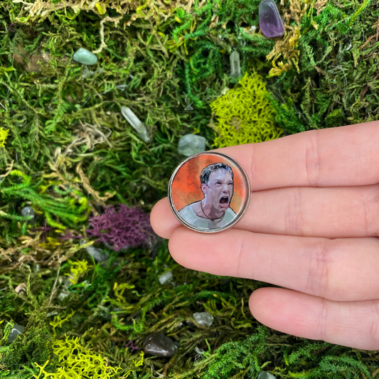 Scream Stu I'm Feeling A Little Woozy Here Enamel Pin