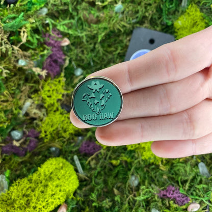 Boo Haw Rodeo Ghost Enamel Pin