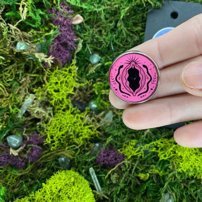 Feminist BPE Witchy Enamel Pin