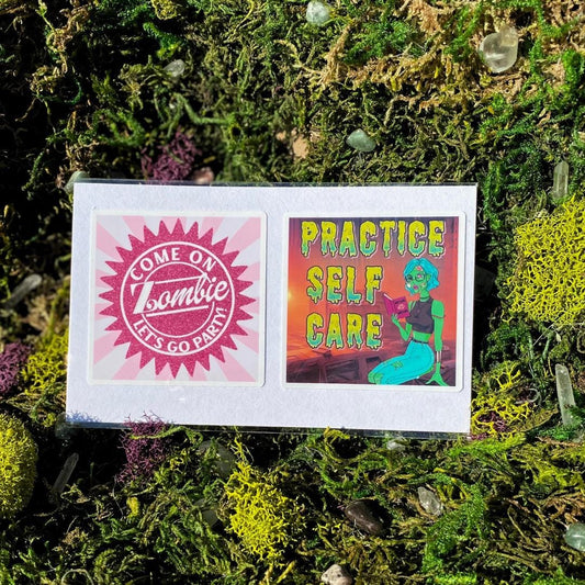 Zombie Barbie Self-Care Sticker Pack