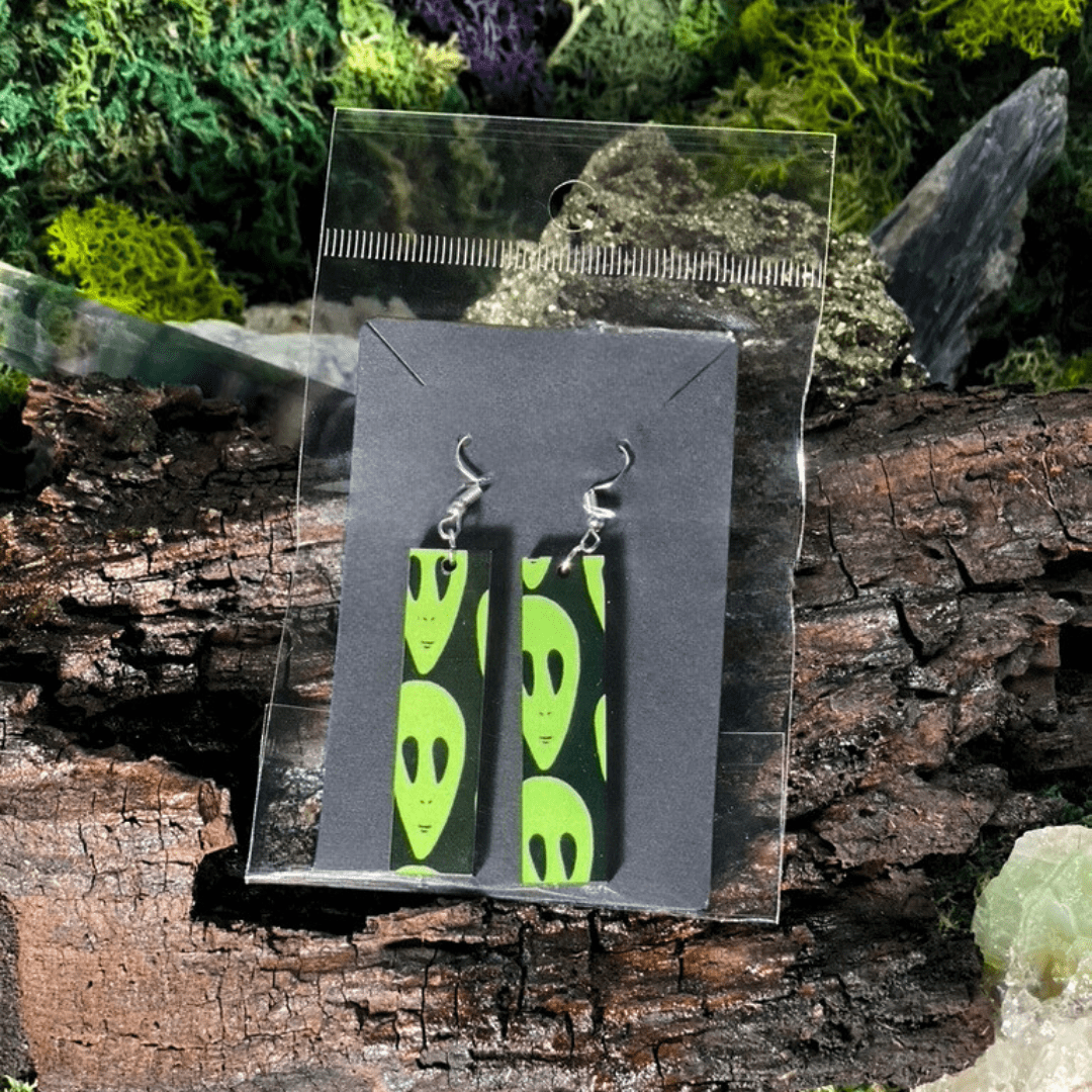 Shadow Witch Designs Alien Earrings AE