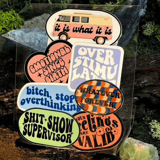 It Is What It Is Attitude Large Sticker Pack - Shadow Witch Designs