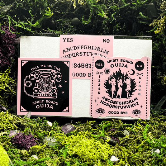 Pink Ouija Sticker Pack - Shadow Witch Designs