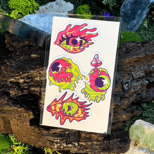 Trippy Eyes Sticker Pack - Shadow Witch Designs