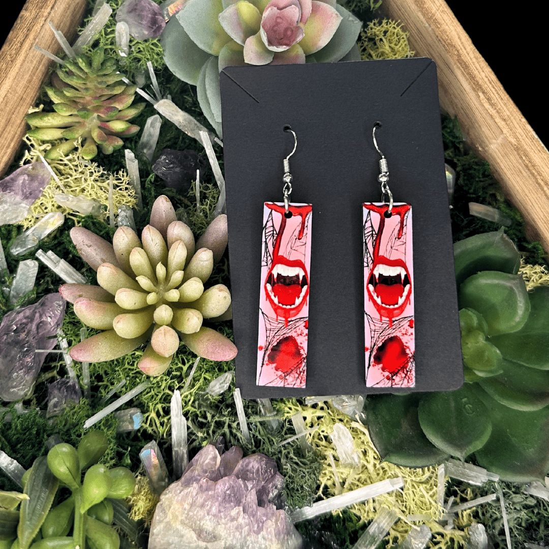 Fangs Out Earrings - Shadow Witch Designs