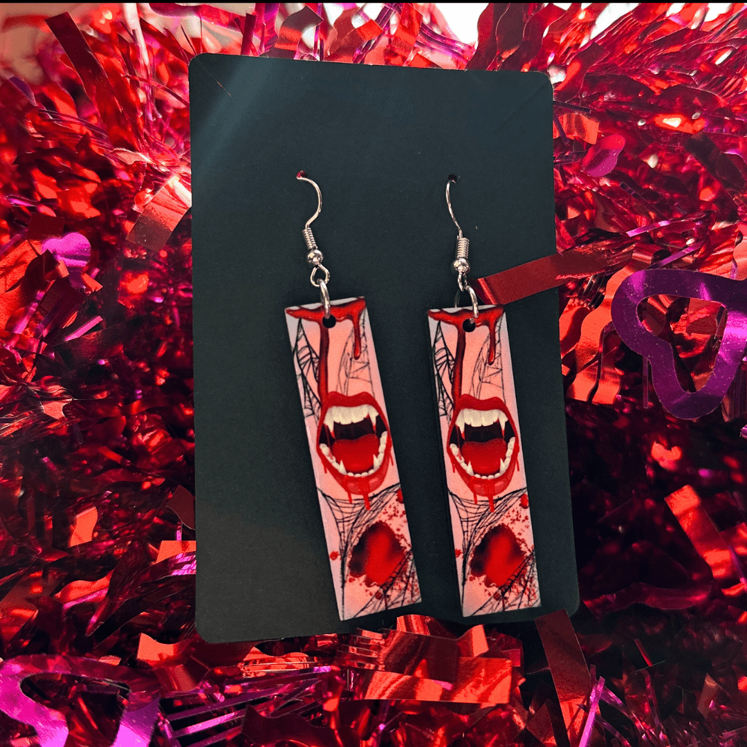 Fangs Out Earrings - Shadow Witch Designs