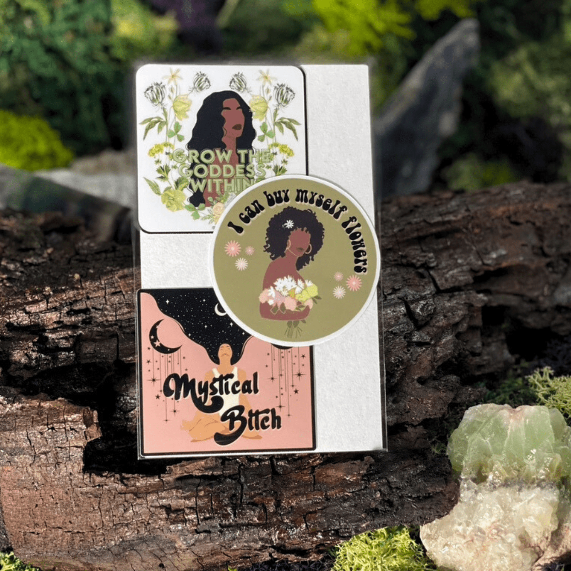 Shadow Witch Designs Grow Your Inner Goddess Sticker Pack GYIGSP