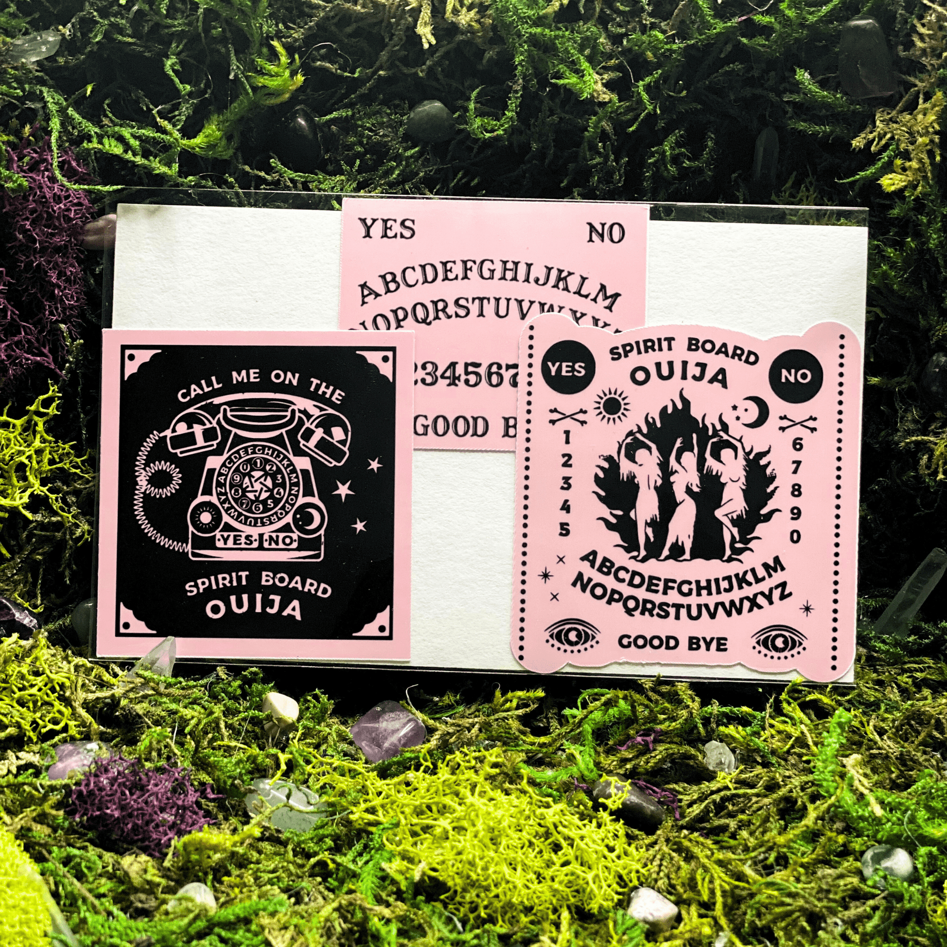 Shadow Witch Designs Pink Ouija Sticker Pack POSP