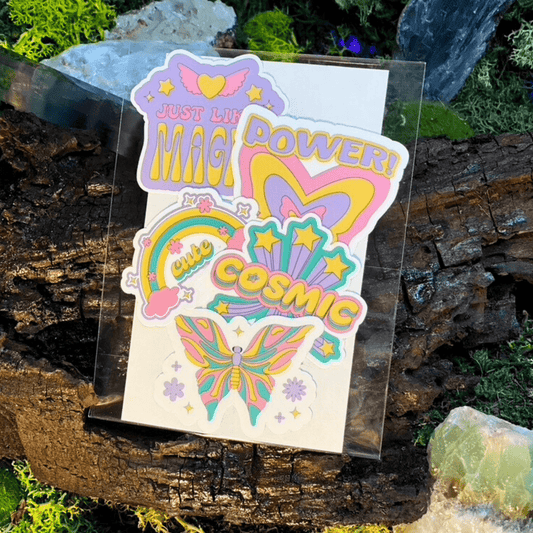 90s Cosmic Magic Sticker Pack - Shadow Witch Designs