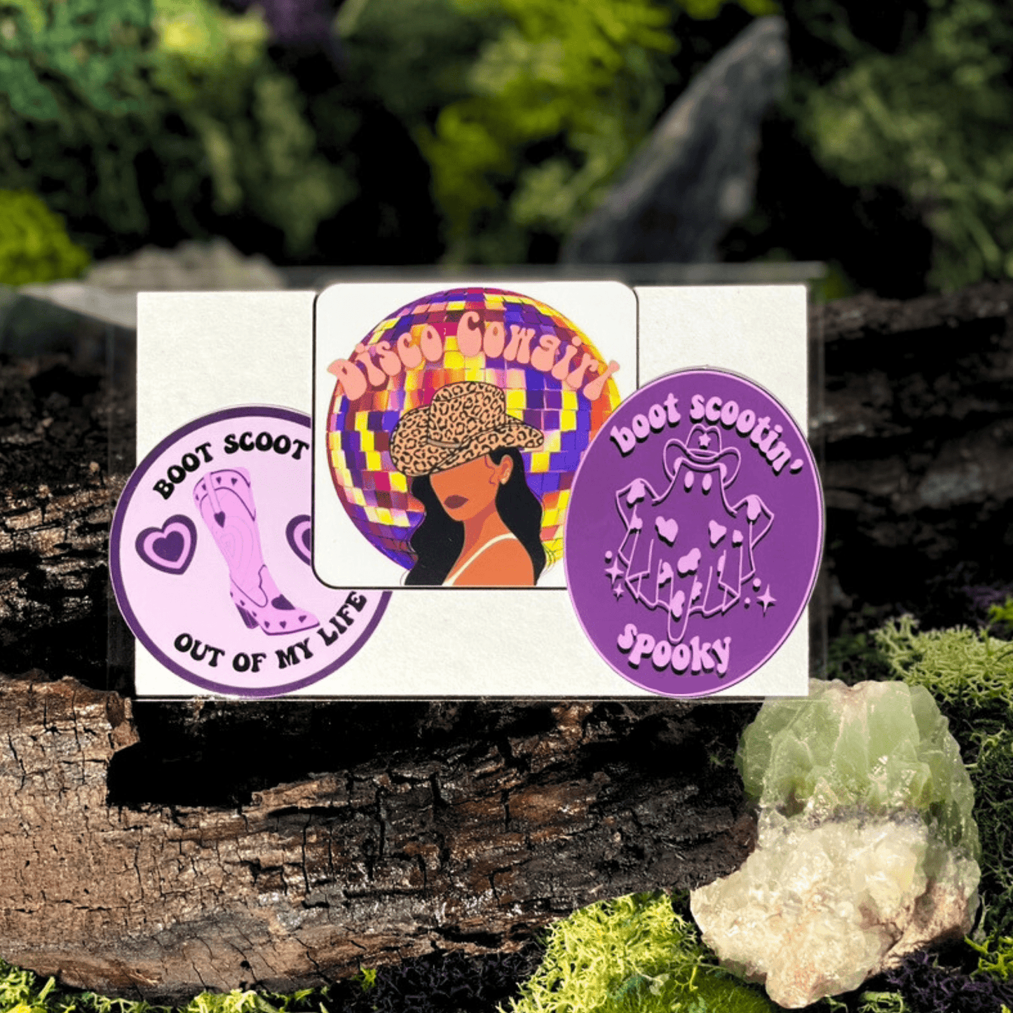 Boot Scoot Disco Cowgirl Sticker Pack - Shadow Witch Designs