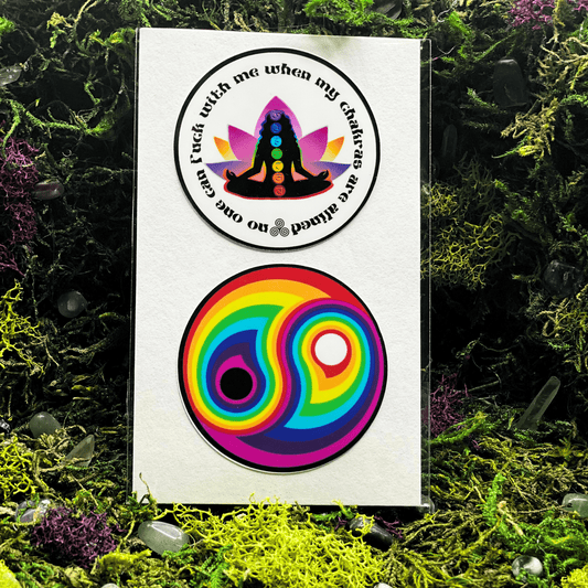 Chakra Yin Yang Sticker Pack - Shadow Witch Designs