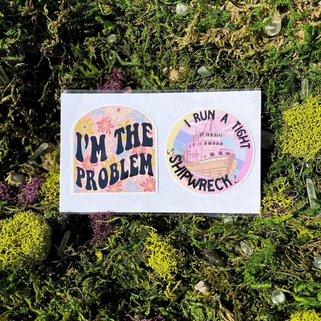 Shipwreck Problem Sticker Pack – Shadow Witch Designs