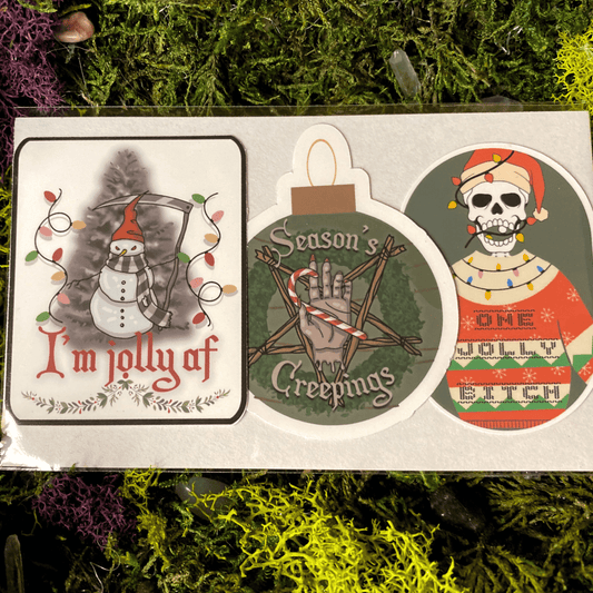 Shadow Witch Designs sticker pack Jolly Holiday Matte Sticker Set JHM