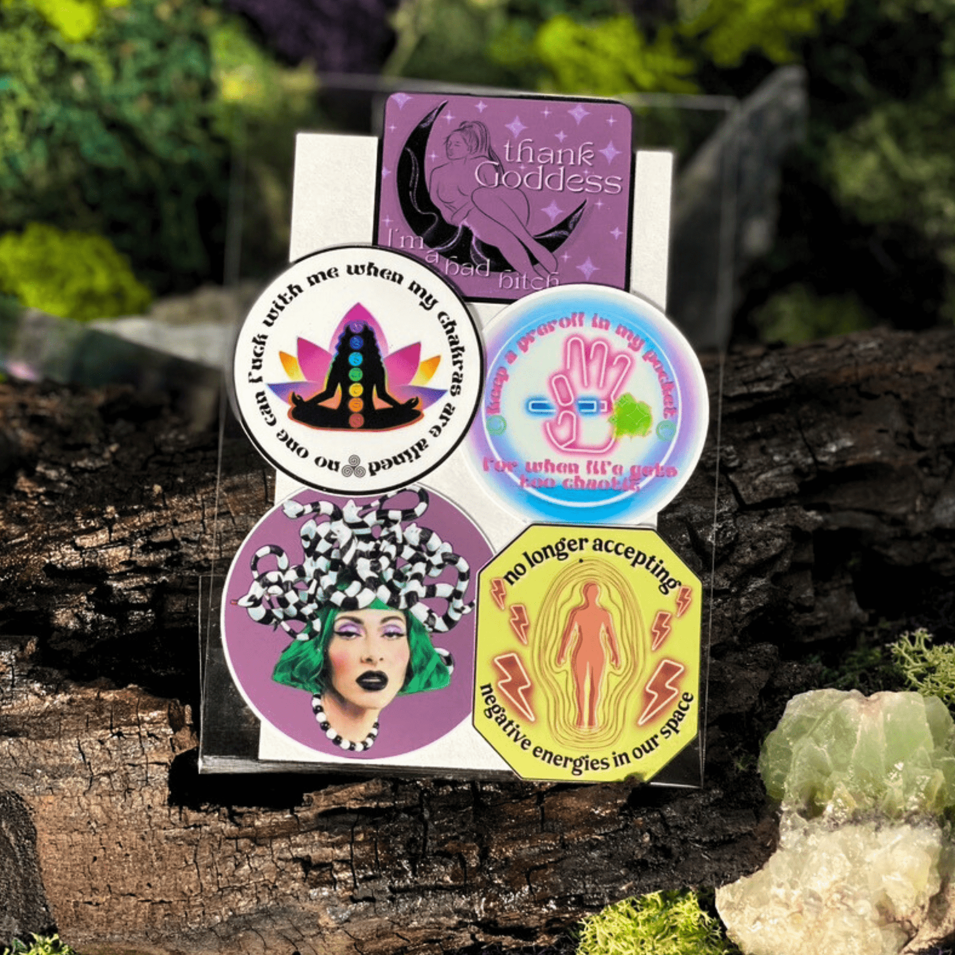 Shadow Witch Designs sticker pack Qveen Herby Sticker Pack Pursp