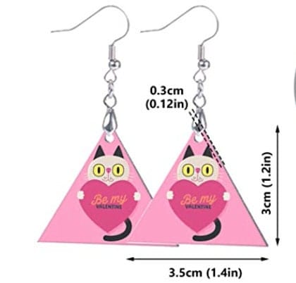 Shadow Witch Designs Triangle Evil Eye Earrings 1250441248